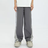Women Sweatpants Retro Overalls Men's and Women's Loose Wide-Leg Pants Casual Pants