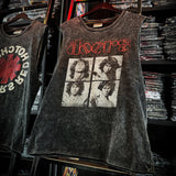 Pearl Jam T Shirts Doors Ramones Rock Washed Vintage Tank Top Cotton Sleeveless T-Shirt(Part2)