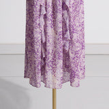 Women Dresses Summer Sleeveless Ruffled Long Dress (Qymy0409)