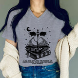 Fourth Wing Women T-shirt V-neck Fashion Lady Tops Tees