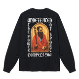 UNDEFEATED Crew Neck Sweatshirt Loose Crew Neck Fall/Winter