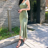 Women Maxi Dress Summer Long Sling Dress