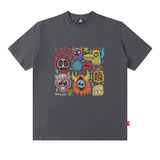 Men's T Shirt Summer Printed Short-Sleeved T-shirt for Men and Women