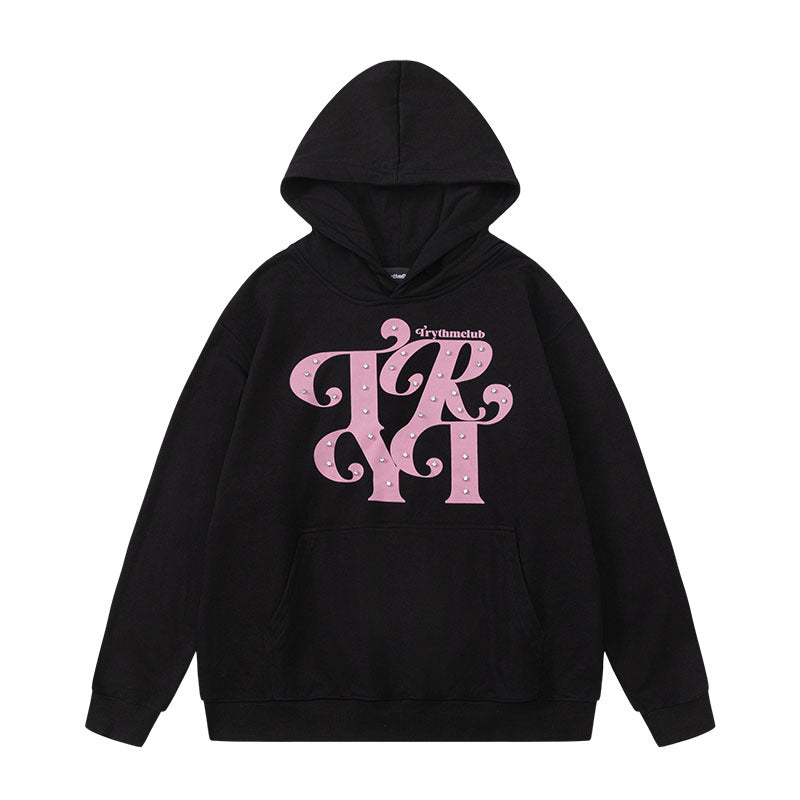 Men Hoodie Retro Hooded Couple's Tops
