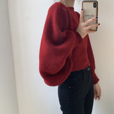 Women Winter Knitted Sweater Casual Style Sweater 8t3081