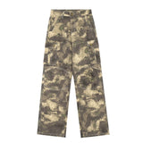 Men Sweatpants Cargo Pants Men's Loose Outdoor Camouflage Pants Casual Straight Trousers