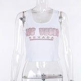 Women Tops Casual Slim-Fit Printed Top Autumn Vest