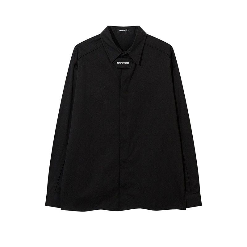 Unisex Vintage Shirt Long Sleeve Shirt Men's Casual