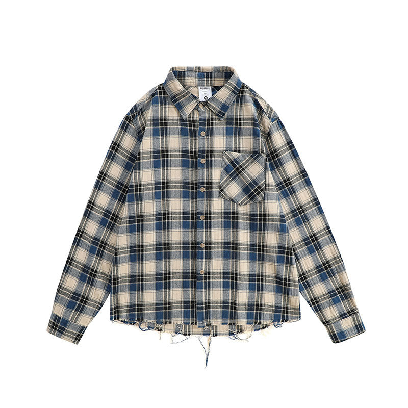 Unisex Vintage Shirt Men's Loose