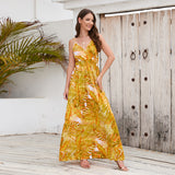 Women Date Dress Summer Bohemian Strap Dress