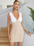 Women's Evening Dress V-neck Hip Skirt