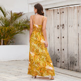 Women Date Dress Summer Bohemian Strap Dress