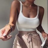 Women Jumpsuit Summer Sexy Slim Fit Sleeveless Jumpsuit