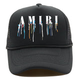 Amiri Hat Summer Cap Outdoor Mesh Cap Alphabet Print Baseball Cap