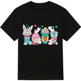 Easter Coffee Bunny Shirt Women Cute Easter Shirt Easter