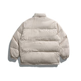 Unisex Winter Cotton Coat Three-Dimensional Pocket Hooded down Jacket