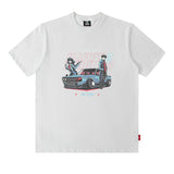 Men T Shirt Summer Little Bear Cartoon Printed Short Sleeve T-shirt