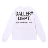 Gallery Dept T Shitrs Cotton Long Sleeve T-shirt Loose