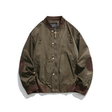 Unisex Jacket Loose Baseball Collar Jacket
