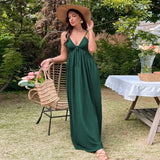 Women Dress Beach Dress Sexy Backless Spaghetti Straps Dress