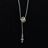Chrome Hearts Necklace Vintage Hollow Circle Cross Pendant Versatile Men and Women