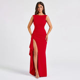Women Dresses Summer Slim Fit Long Dress Sexy Backless Dress
