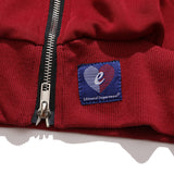 Women Jacket Autumn Leisure Lapel Zipper Embroidered Jacket