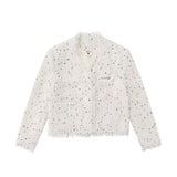 Women Jacket Autumn and Winter Casual V-neck Multi-Pocket Top