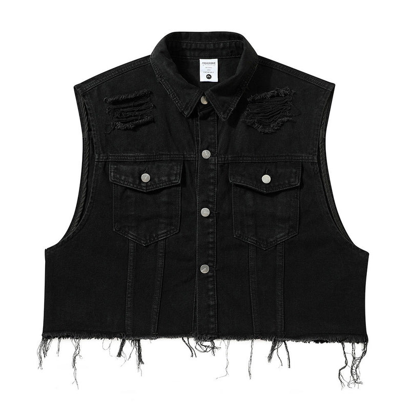 Men Vest Denim Vest