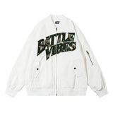 Men Jacket Coat Embroidered Letters Baseball Uniform Jacket Men's Autumn and Winter Loose