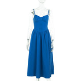 Women Dresses Summer Slim Fit Suspender Dress Sexy Long Dress