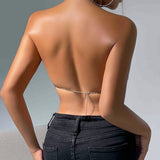 Women's Party Tops Sexy Sling Metal Ring Top