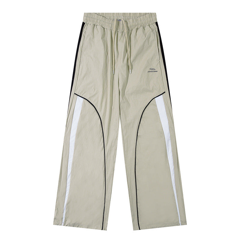 Women Sweatpants Vintage Straight Sports Pants Casual Drawstring Sweatpants