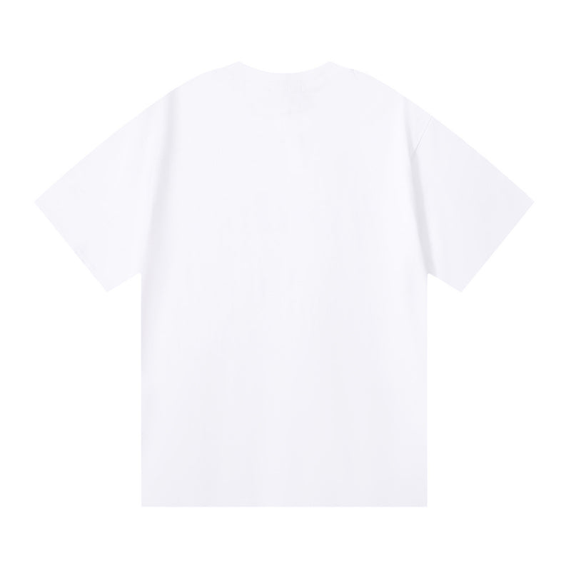 Purple Brand T Shirts Abstract Pattern Printed Hip Hop Loose Casual Short Sleeve T-shirt