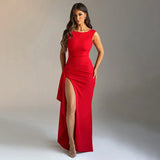 Women Dresses Summer Slim Fit Long Dress Sexy Backless Dress