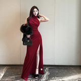 Women Dresses Spring Sleeveless Velvet Dress Dress