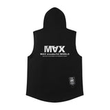 Men Vest Spring/Summer Hooded Sleeveless T-shirt Loose Hip Hop Vest for Men and Women