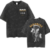 Bad Omens Band Music Tour 2024 Washed T Shirt Retro 90s Men