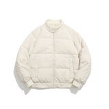 Unisex Jacket Winter Loose Zip down Jacket