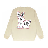 Amiri Long-Sleeve Shirt Creative Bunny Printed Casual Long-Sleeve Shirt