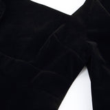 Women Dress Autumn Pleuche Dress Hip Skirt