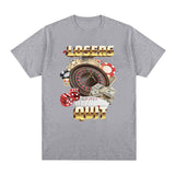 Losers Quit Gambling Meme Graphic T Shirt Men's Vintage