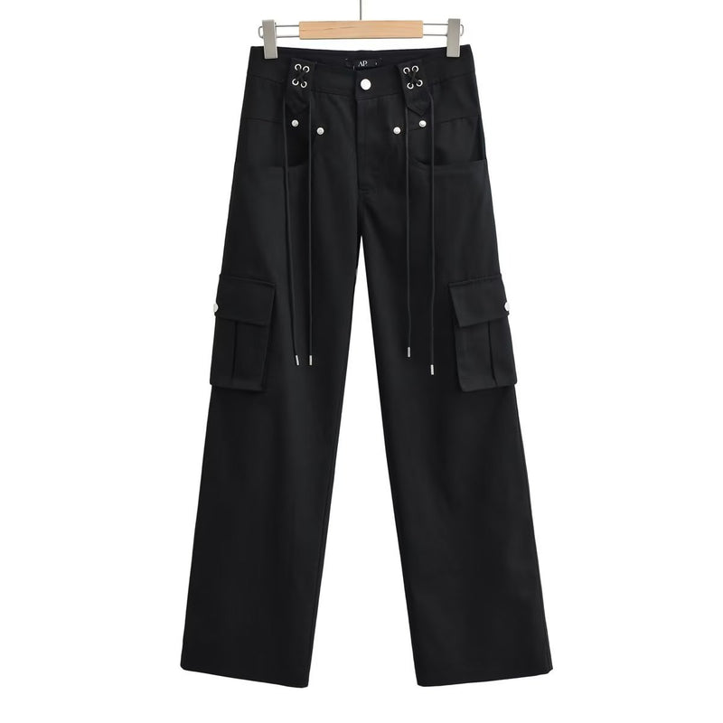 Women Sweatpants Fall Casual Trousers Loose Wide Leg Pants