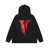 Vlone Hoodie Dragon Big V Letter Hooded Sweater