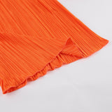 Women Dress Black Pleated Dress Female Autumn Winter Long Dress