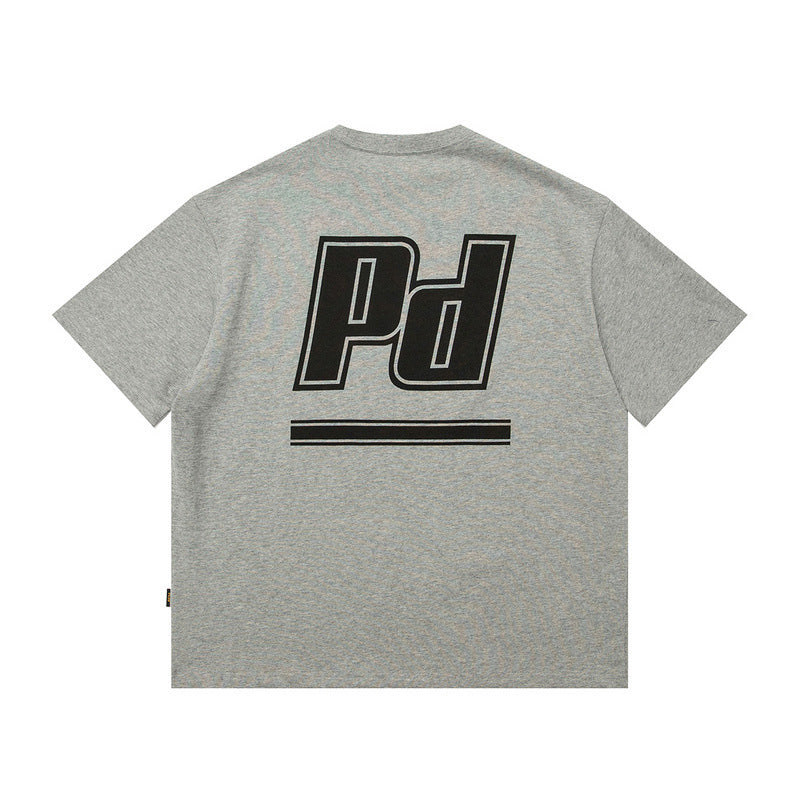 Men T Shirt Spring/Summer Loose Letter Print Short-Sleeve T-shirt