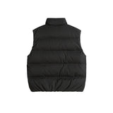 Unisex Winter Cotton Coat Stand Collar down Vest Retro Warm Sleeveless Top