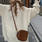 Women Knitwear Fall Winter Hooded Knitwear Loose Sweater