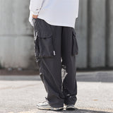 Men Sweatpants Loose Sports Outdoor Pleated Casual Pants