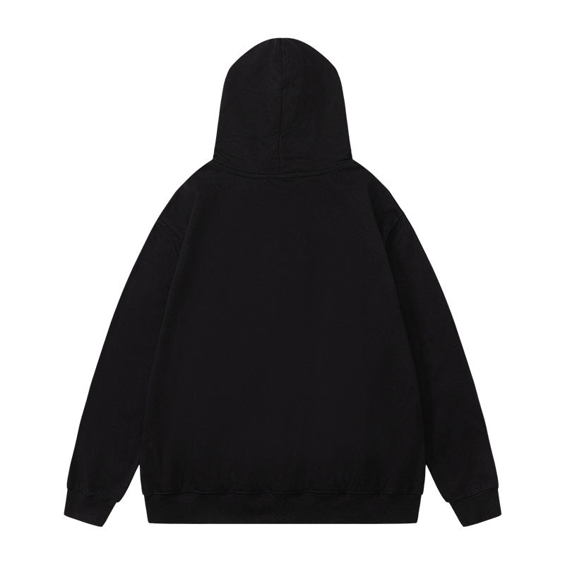 Men Hoodie Retro Hooded Couple's Tops